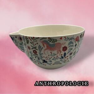 The Anthropologie Monique Mixing Bowl Cottagecore Floral